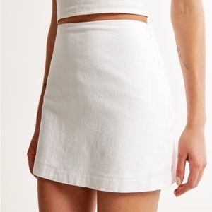 Abercrombie Linen Blend Mini Skort - Small